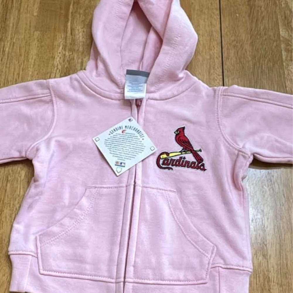 Cardinals Kids Pink Hoodie